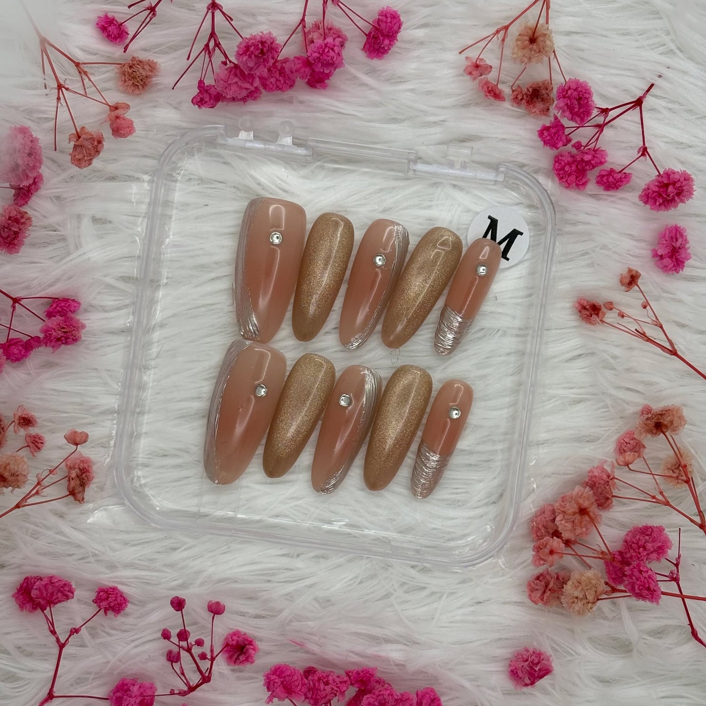 67- Gilded Nude | Daily Wear Nails