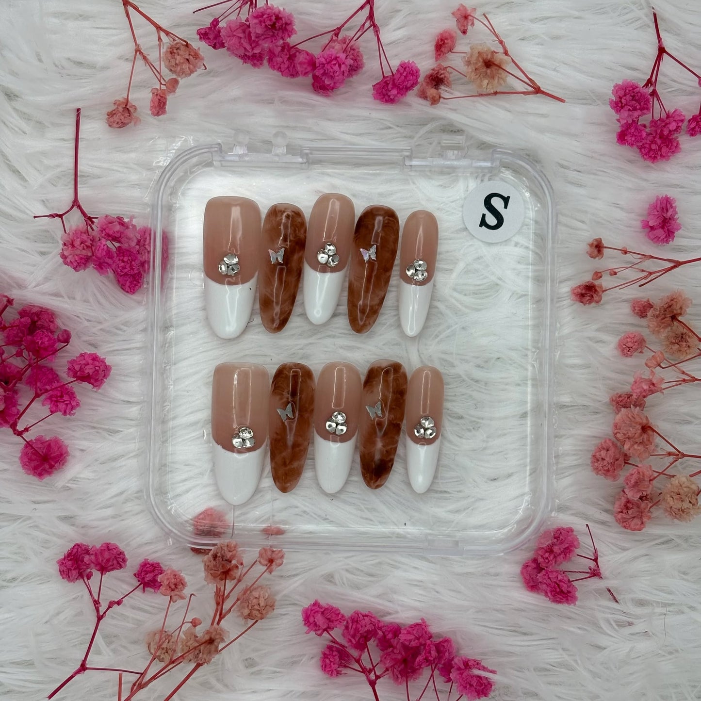 51- Amber Chrysalis | Daily Wear Nails