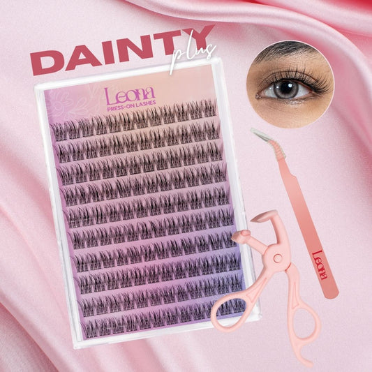 Dainty Plus | Preglued Clusters | 120pcs | 2–3 Day Stay