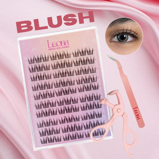 Blush 90E | Preglued Clusters | 90pcs | 2–3 Day Stay
