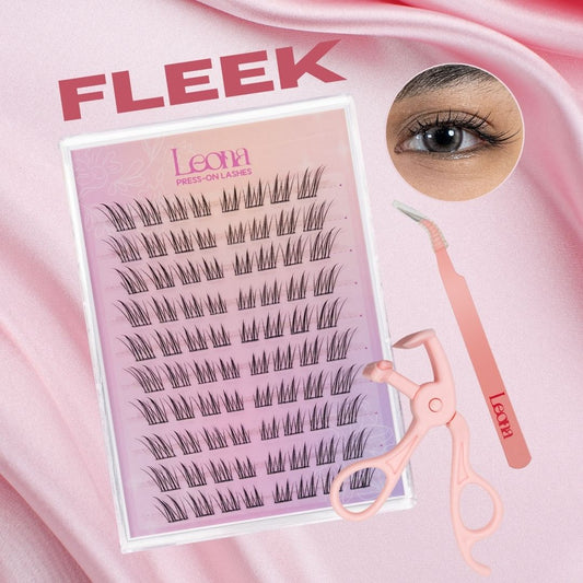 Fleek | Preglued Clusters | 80pcs | 2–3 Day Stay