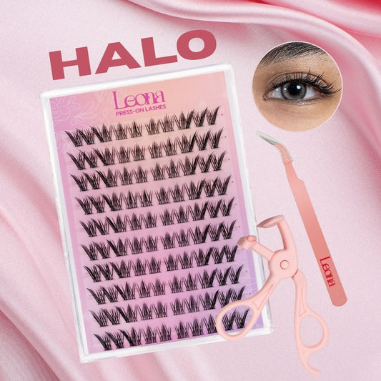 Halo | Preglued Clusters | 100pcs | 2–3 Day Stay