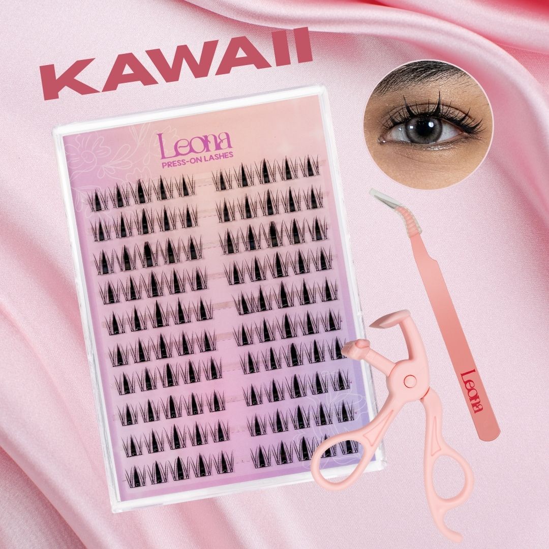 Kawaii | Preglued Clusters | 100pcs | 2–3 Day Stay