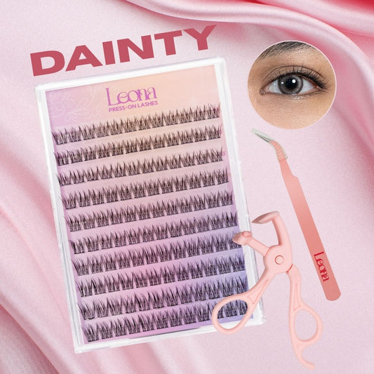 Dainty | Preglued Clusters | 120pcs | 2–3 Day Stay