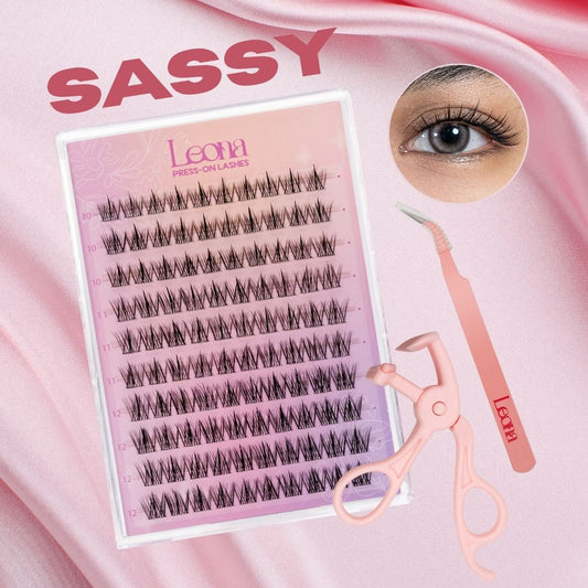 Sassy | Preglued Clusters | 100pcs | 2–3 Day Stay