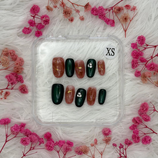 2-Jade Rose | Daily Wear Nails