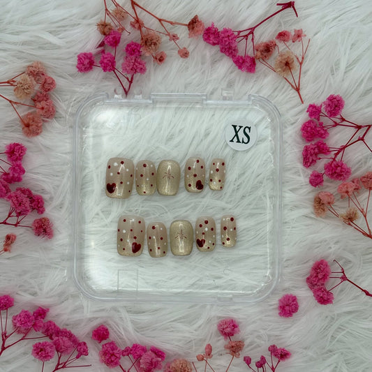 64- Cupid's Confetti | Daily Wear Nails