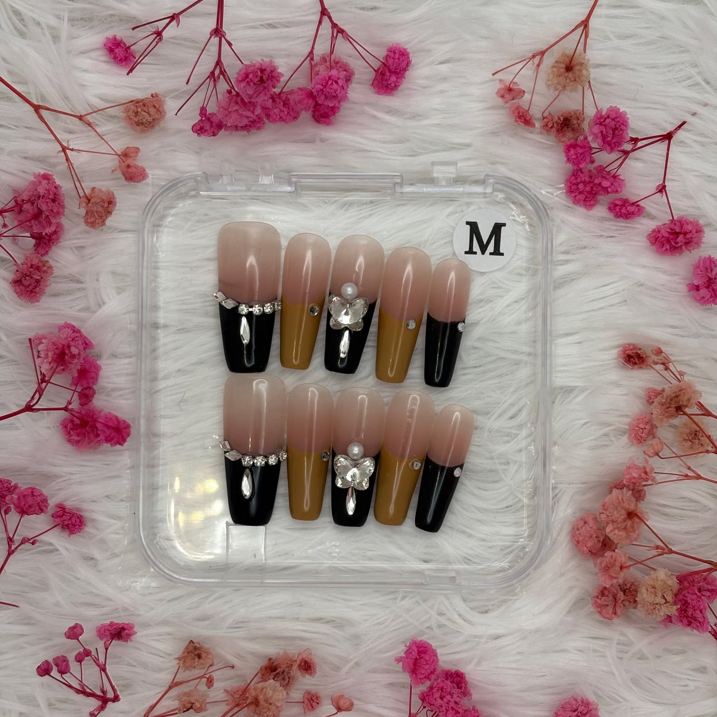47- Noir Royale | Daily Wear Nails