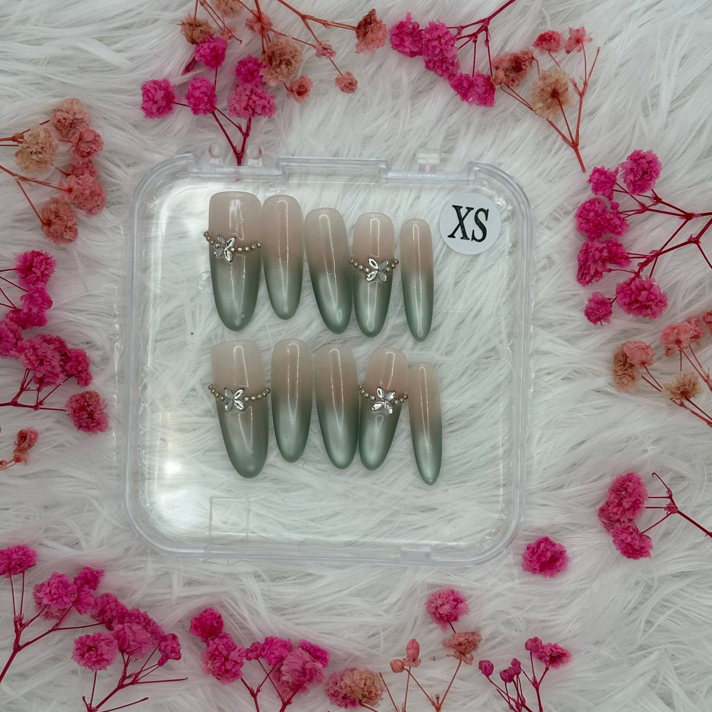 19-Sage Nude Glow | Daily Wear Nails