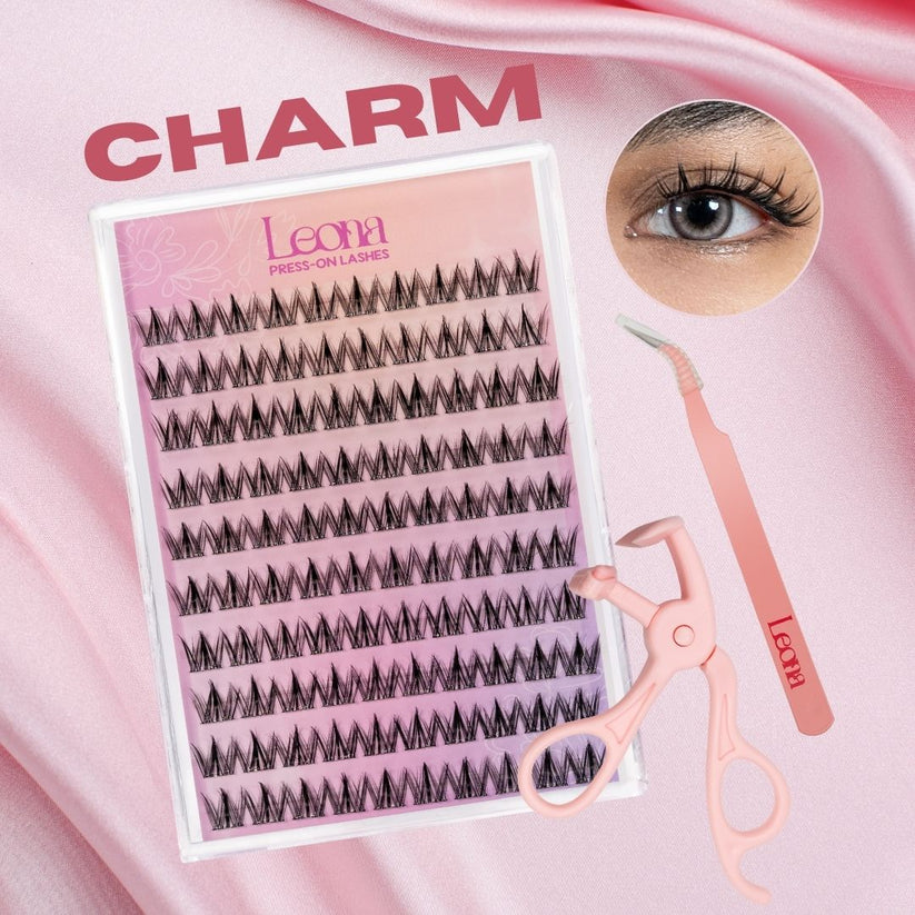 Charm | Preglued Clusters | 100pcs | 2–3 Day Stay – Leona Beauty