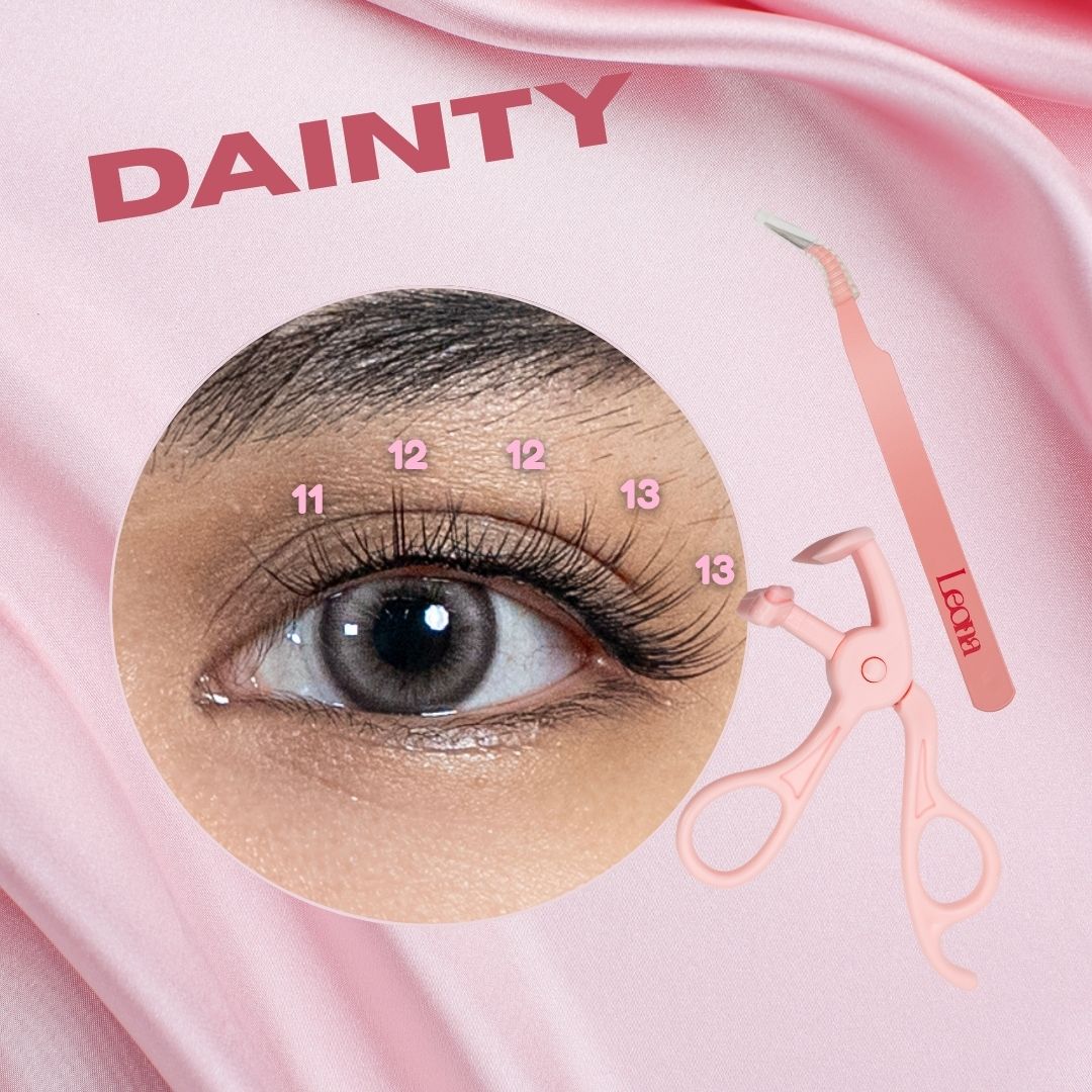 Dainty | Preglued Clusters | 120pcs | 2–3 Day Stay