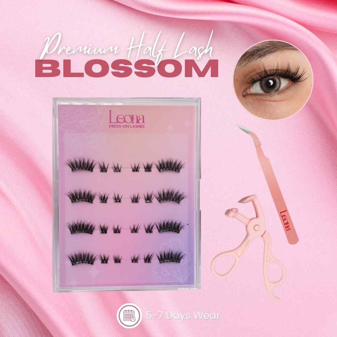Blossom | Premium Preglued Half-lash | 4-set | 5-7 Day Stay